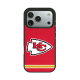 Kansas City Chiefs Stripe Bump Phone Case for Apple iPhone