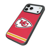 Kansas City Chiefs Stripe Bump Phone Case for Apple iPhone