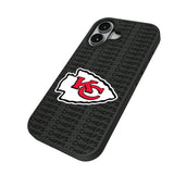 Kansas City Chiefs Text Backdrop Bump Phone Case for Apple iPhone