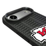 Kansas City Chiefs Text Backdrop Bump Phone Case for Apple iPhone