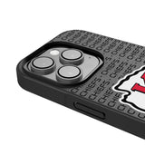 Kansas City Chiefs Text Backdrop Bump Phone Case for Apple iPhone