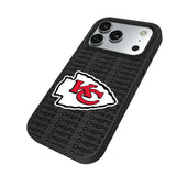 Kansas City Chiefs Text Backdrop Bump Phone Case for Apple iPhone