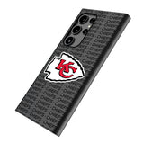 Kansas City Chiefs Text Backdrop MagSafe Compatible Phone Case for Samsung Galaxy