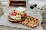 Tennessee Titans - Insignia Acacia and Slate Serving Board with Cheese Tools