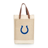 Indianapolis Colts - Pinot Jute 2 Bottle Insulated Wine Bag