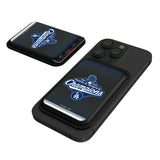 LA Dodgers 2025 MLB World Series Black Magnetic Credit Card Wallet
