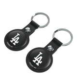 LA Dodgers Insignia Black Airtag Holder 2-Pack