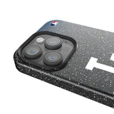 LA Dodgers Linen Black Bling Phone Case for Apple iPhone
