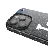LA Dodgers Linen Black Bling Phone Case for Apple iPhone