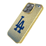 LA Dodgers Linen Bling Phone Case for Apple iPhone