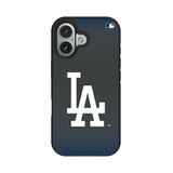 LA Dodgers Linen Bump Phone Case for Apple iPhone
