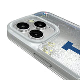 LA Dodgers Linen Glitter Phone Case for Apple iPhone