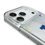 LA Dodgers Linen Glitter Phone Case for Apple iPhone