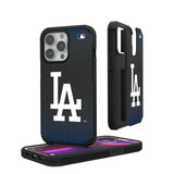LA Dodgers Linen Rugged Phone Case for Apple iPhone