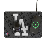LA Dodgers Monocolor Tilt 15-Watt Wireless Charger and Mouse Pad