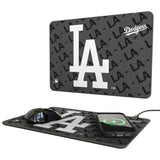 LA Dodgers Monocolor Tilt 15-Watt Wireless Charger and Mouse Pad