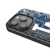 LA Dodgers Paisley Black Bling Phone Case for Apple iPhone