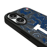 LA Dodgers Paisley MagSafe Compatible Phone Case for Apple iPhone