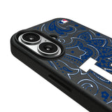 LA Dodgers Paisley MagSafe Compatible Phone Case for Apple iPhone