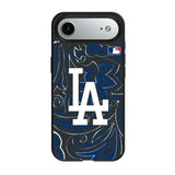 LA Dodgers Paisley MagSafe Compatible Phone Case for Apple iPhone