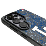 LA Dodgers Paisley MagSafe Compatible Phone Case for Samsung Galaxy