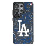 LA Dodgers Paisley MagSafe Compatible Phone Case for Samsung Galaxy