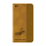 LA Dodgers Personalized Burn Folio Phone Case for Samsung Galaxy