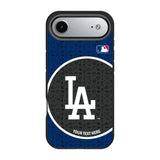 LA Dodgers Personalized Circle Bump Phone Case for Apple iPhone