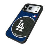 LA Dodgers Personalized Circle Bump Phone Case for Apple iPhone
