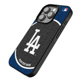 LA Dodgers Personalized Circle Bump Phone Case for Apple iPhone