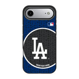 LA Dodgers Personalized Circle Bump Phone Case for Apple iPhone