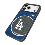 LA Dodgers Personalized Circle Bump Phone Case for Apple iPhone
