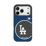 LA Dodgers Personalized Circle Bump Phone Case for Apple iPhone
