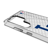 LA Dodgers Personalized EndZone Plus Clear Phone Case for Samsung Galaxy