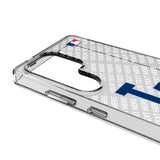 LA Dodgers Personalized EndZone Plus Clear Phone Case for Samsung Galaxy