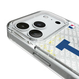LA Dodgers Personalized EndZone Plus Glitter Phone Case for Apple iPhone