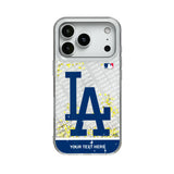 LA Dodgers Personalized EndZone Plus Glitter Phone Case for Apple iPhone