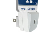 LA Dodgers Personalized Endzone Solid Night Light 2-Pack