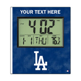 LA Dodgers Personalized Hatch Wall Clock