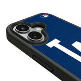 LA Dodgers Personalized Stripe Bump Phone Case for Apple iPhone