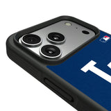 LA Dodgers Personalized Stripe Bump Phone Case for Apple iPhone