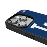 LA Dodgers Personalized Stripe Bump Phone Case for Apple iPhone