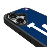 LA Dodgers Personalized Stripe Bump Phone Case for Apple iPhone