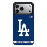 LA Dodgers Personalized Stripe Bump Phone Case for Apple iPhone