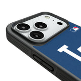 LA Dodgers Personalized Stripe Bump Phone Case for Apple iPhone