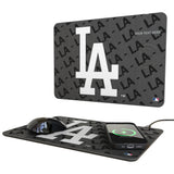 LA Dodgers Personalized Tilt 15-Watt Wireless Charger and Mouse Pad