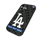 LA Dodgers Personalized Tilt Bump Phone Case for Apple iPhone