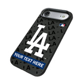 LA Dodgers Personalized Tilt Bump Phone Case for Apple iPhone