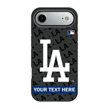 LA Dodgers Personalized Tilt Bump Phone Case for Apple iPhone