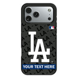 LA Dodgers Personalized Tilt Bump Phone Case for Apple iPhone